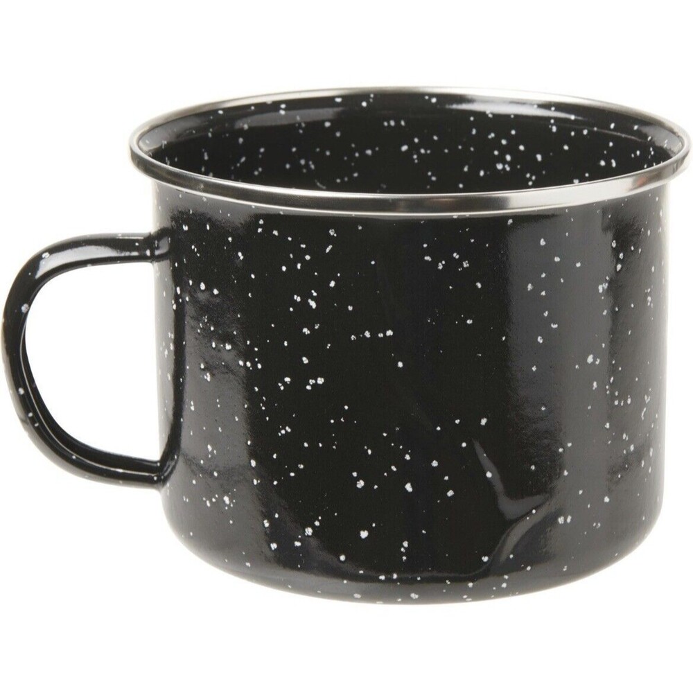 CAMPING OUTDOOR EQUIPMENT Enamel Stainless Steel Camping Mug - 16 oz. New